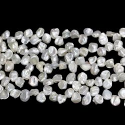 Perle de Cultura Heishi Margele Bijuterii - 7-9 x 8-14 mm - Lungime Sirag 40 cm