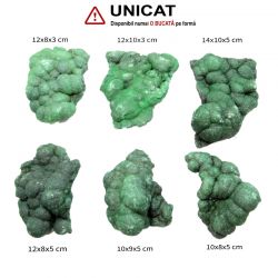 Malachit Mineral Natural Brut - 10-14 x 8-10 x 3-5 cm - ( XXL ) - 1 Buc