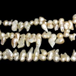 Perle de Cultura Baroc Margele Bijuterii - 9-17 x 10-30 mm - Lungime Sirag 38 cm
