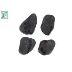 Palm Stone Turmalina Neagra cu Hematit Minerala Naturala - 43-46 x 31-36 mm - (XXL) - 1 Buc