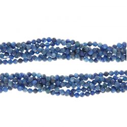 Kyanit Albastru Margele Pietre Semipretioase Rotunde Fatetate 3-4,9 mm