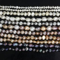 Perle de Cultura Neregulate Margele Pentru Bijuterii 2-9 x 2-9 mm - Lungima Sirag 35-36 cm