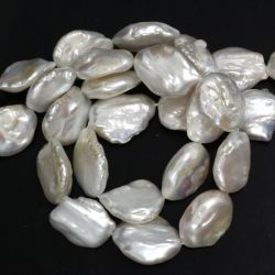 Perle de Cultura Baroc Margele Pentru Bijuterii 18-23 x 16-18 mm - Lungima Sirag 38 cm - AAA