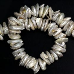 Perle de Cultura Heishi Margele Pentru Bijuterii 2-6 x 18-22 mm - Lungima Sirag 39 cm