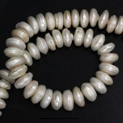 Perle de Cultura Rondea Margele Pentru Bijuterii 6-9 x 15-16 mm - Lungima Sirag 40 cm