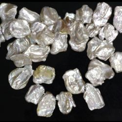 Perle de Cultura Heishi Margele Pentru Bijuterii 12-16 x 15-25 mm - Lungima Sirag 37 cm - AAA