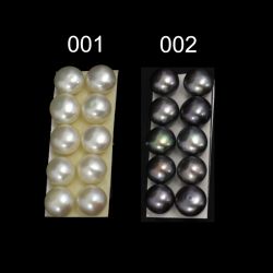 Perle de Cultura Disc Margele Pentru Bijuterii 8x4 mm - Cu Gaura - 10 Buc