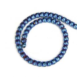 Hematit Albastru Pisica Margele pietre Semipretioase pentru Bijuterii 7x8x6 mm - 10 Buc