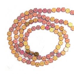 Hematit Multicolor Samanta Vietii Margele pietre Semipretioase pentru Bijuterii 6x6x2 mm