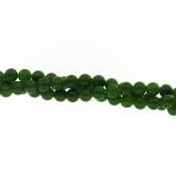 Margele Agata Verde Rotund 6 mm