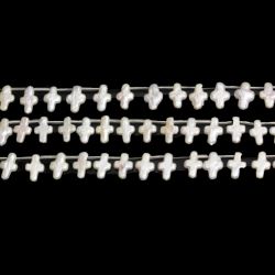Perle de Cultura Cruce Margele Pentru Bijuterii - 7-9 x 11-14 mm - Lungima Sirag 40 cm